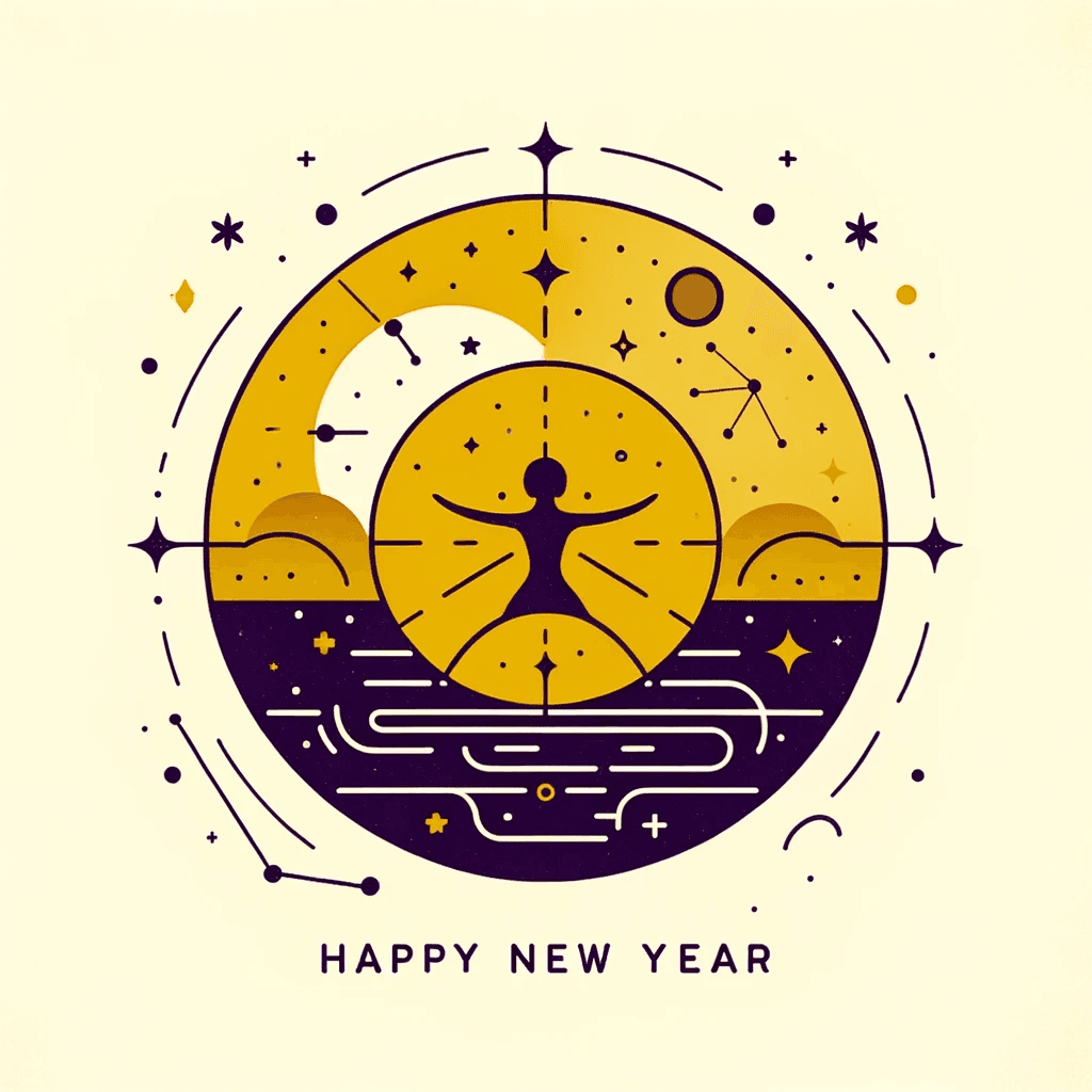 🎉 2024 新年快樂!讓我們一起迎接星星給我們的新希望吧!🌟